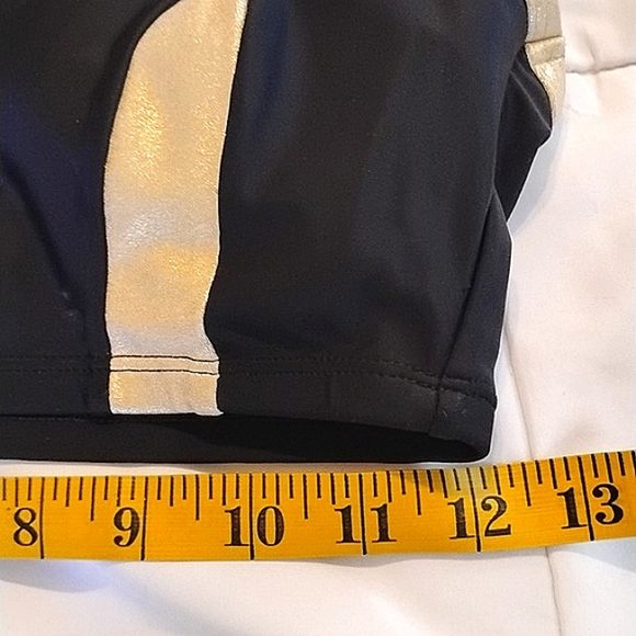 Sports Illustrated Women's Racerback Tank Black & Gold Bra, Size: S, NWT - Picture 11 of 11